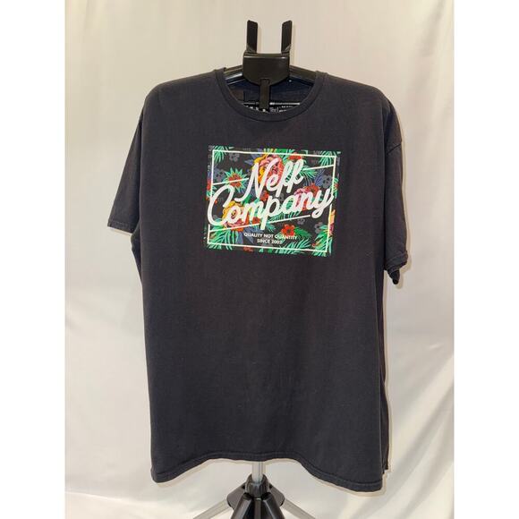 Neff Men's Graphic T-Shirt Black Size:2XL - Picture 1 of 4